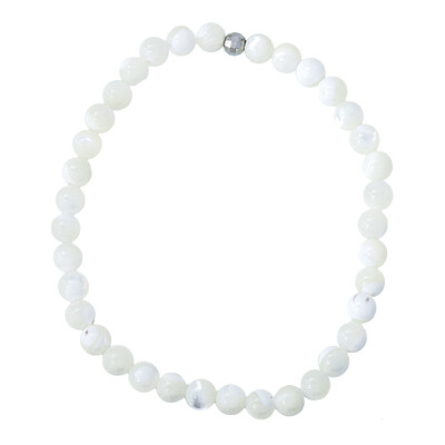 Bracciale in argento con Madreperla Bianca
