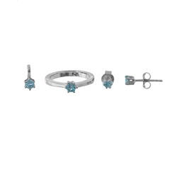 Anello in argento con Zircone Ratanakiri