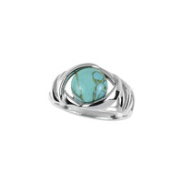 Anello in argento con Turchese
