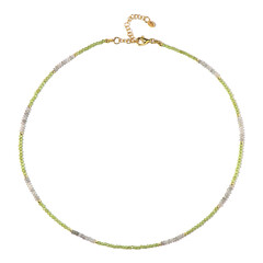 Collana in argento con Peridoto