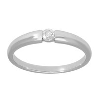 Anello in oro con Diamante I2 (I)