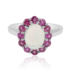 Anello in argento con Opale di Welo