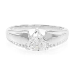 Anello in argento con Kunzite Bianca