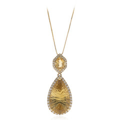 Collana in oro con Citrino (CIRARI)