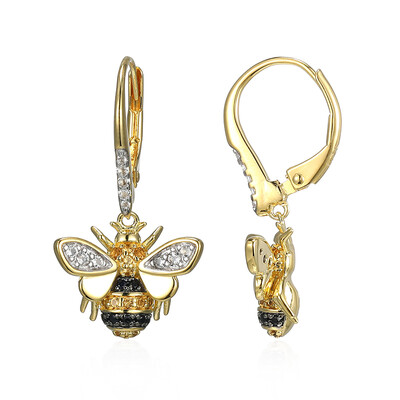 Orecchini in argento con Topazio Bianco