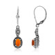 Orecchini in argento con Onice Rossa (Desert Chic)