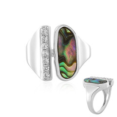 Anello in argento con Conchiglia Abalone