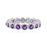 Anello in argento con Ametista del Marocco
