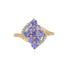 Anello in argento con Tanzanite