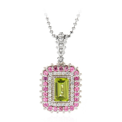 Collana in argento con Peridoto (Dallas Prince Designs)