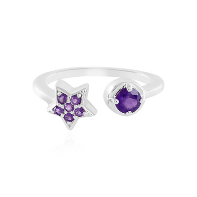 Anello in argento con Ametista