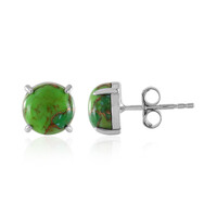 Orecchini in argento con Turchese Kingman Mohave Verde