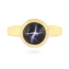 Anello in argento con Diopside Stellato d'India
