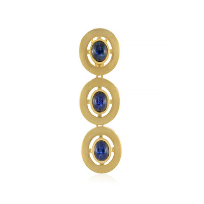 Ciondolo in argento con Zaffiro Stellato Blu (MONOSONO COLLECTION)