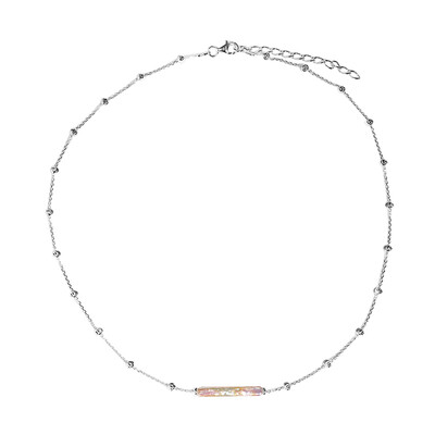 Collana in argento con Perla Keshi (TPC)