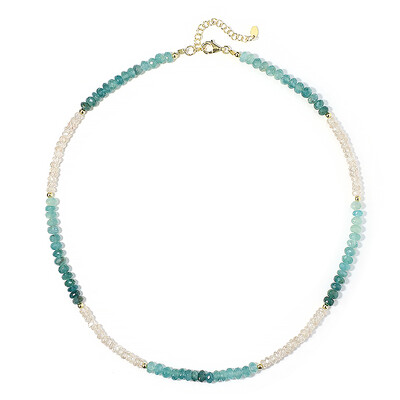 Collana in argento con Grandidierite