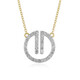 Collana in argento con Diamante I3 (J)