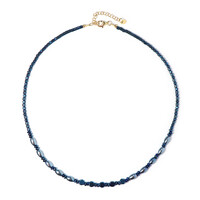 Collana in argento con Ematite Blu