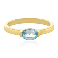 Anello in argento con Topazio Blu Cielo