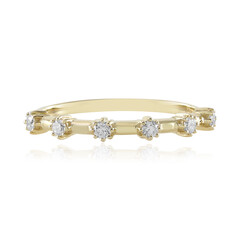 Anello in oro con Diamante IF (G) (de Melo)