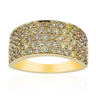 Anello in oro con Diamante Fancy SI2 (CIRARI)