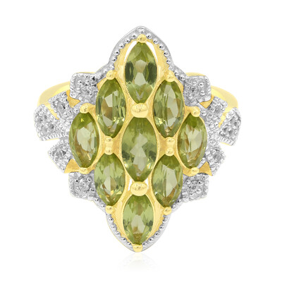 Anello in argento con Peridoto