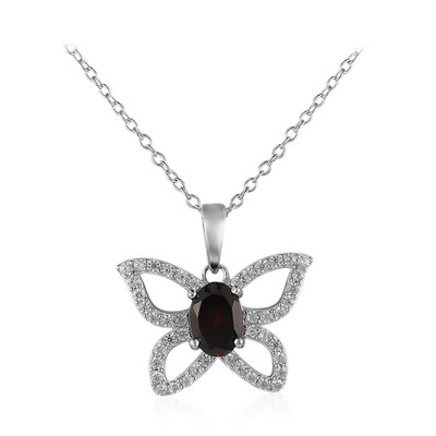 Collana in argento con Granato
