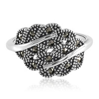 Anello in argento con Marcassite