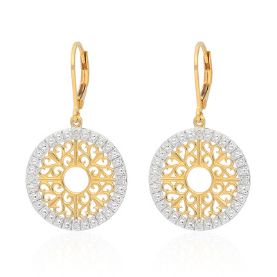 Orecchini in argento con Diamante PK (H)