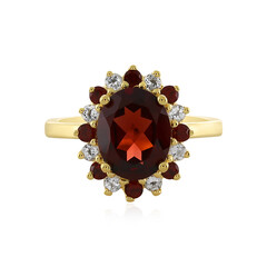 Anello in argento con Granato d’India