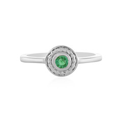 Anello in argento con Smeraldo Russo