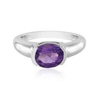 Anello in argento con Ametista Siberiana