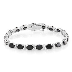 Bracciale in argento con Spinello Nero