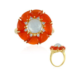 Anello in argento con Acquamarina