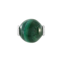 Ciondolo in argento con Malachite