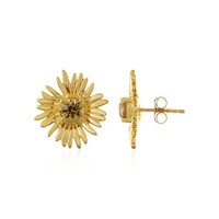Orecchini in argento con Zircone Giallo