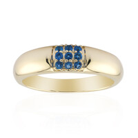 Anello in oro con Haüyne