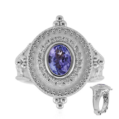 Anello in argento con Tanzanite (Dallas Prince Designs)