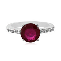 Anello in argento con Rubino del Madagascar