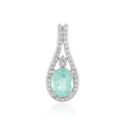 Ciondolo in argento con Smeraldo Russo