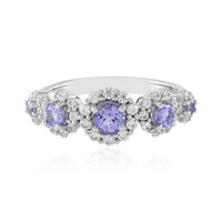 Anello in argento con Tanzanite