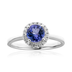 Anello in oro con Tanzanite AAA