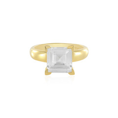Anello in argento con Topazio Bianco