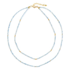 Collana in argento con Acquamarina