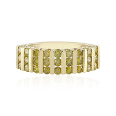 Anello in oro con Diamante Giallo I2 (de Melo)