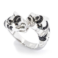 Anello in argento con Spinello Nero