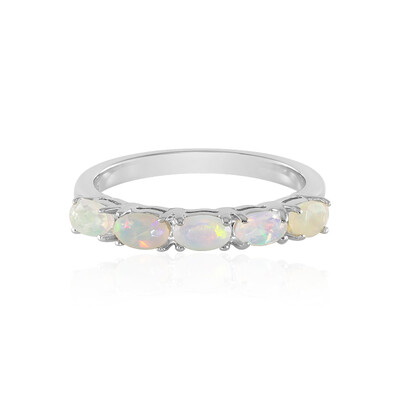Anello in argento con Opale di Welo