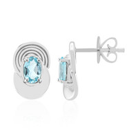 Orecchini in argento con Apatite Blu (Pallanova)