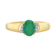 Anello in argento con Smeraldo Socoto