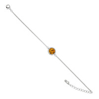 Bracciale in argento con Ambra Baltica